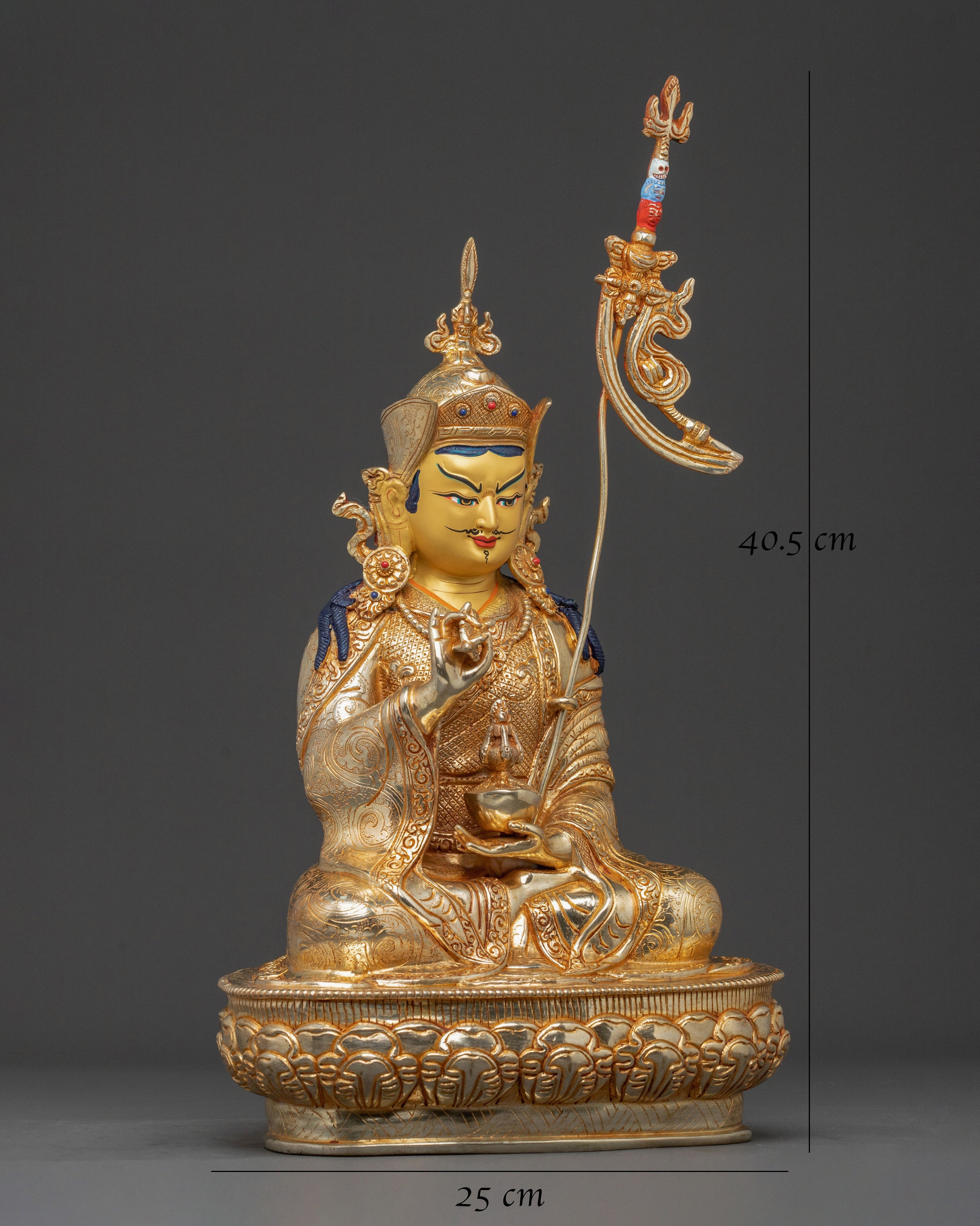 Dharma Master Guru Statue Set | Sacred Buddhist Art