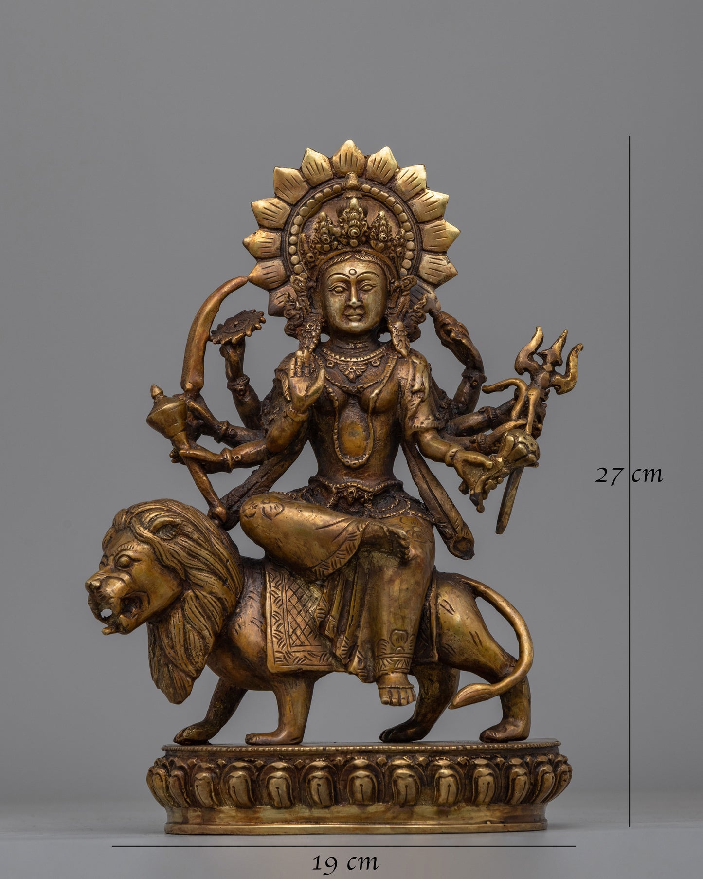 Handcrafted Durga Statue | Perfect for Altar, Meditation, and Home Decor