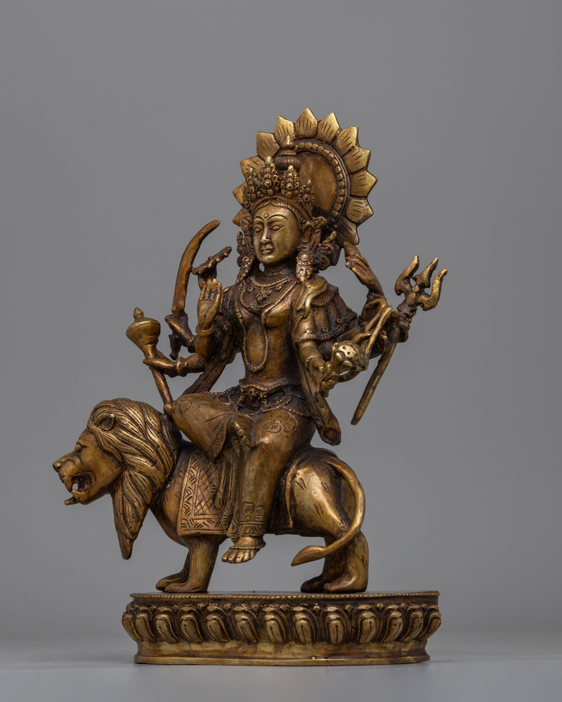 Handcrafted Durga Statue | Perfect for Altar, Meditation, and Home Decor