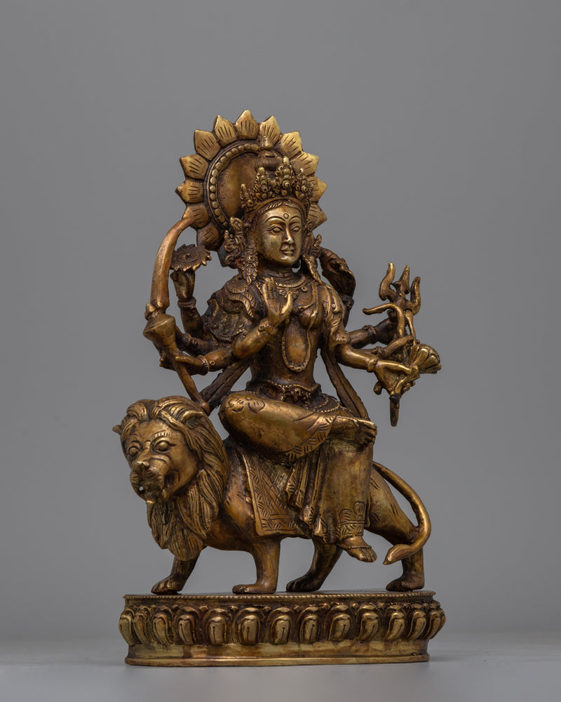 Handcrafted Durga Statue | Perfect for Altar, Meditation, and Home Decor