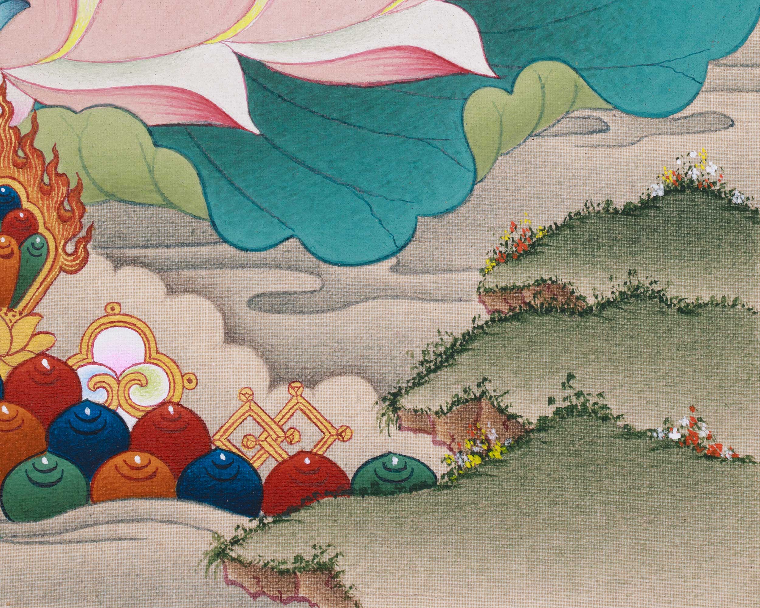 Compassion Green Tara Thangka | A Sacred Representation of Protection and Healing
