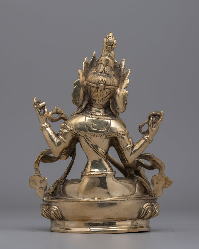 Goddess Saraswati Statue in Brass | Hindu Goddess of Knowledge