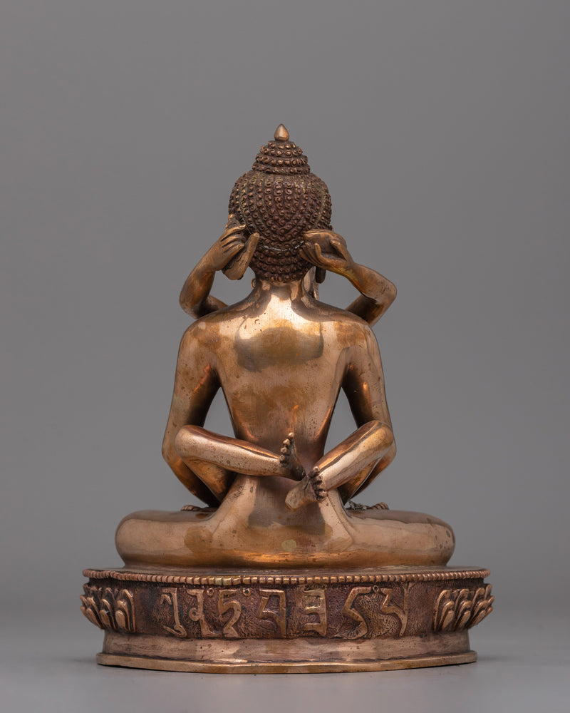 Tibetan Samantabhadra Yab-Yum Statue | Buddhist meditation decor