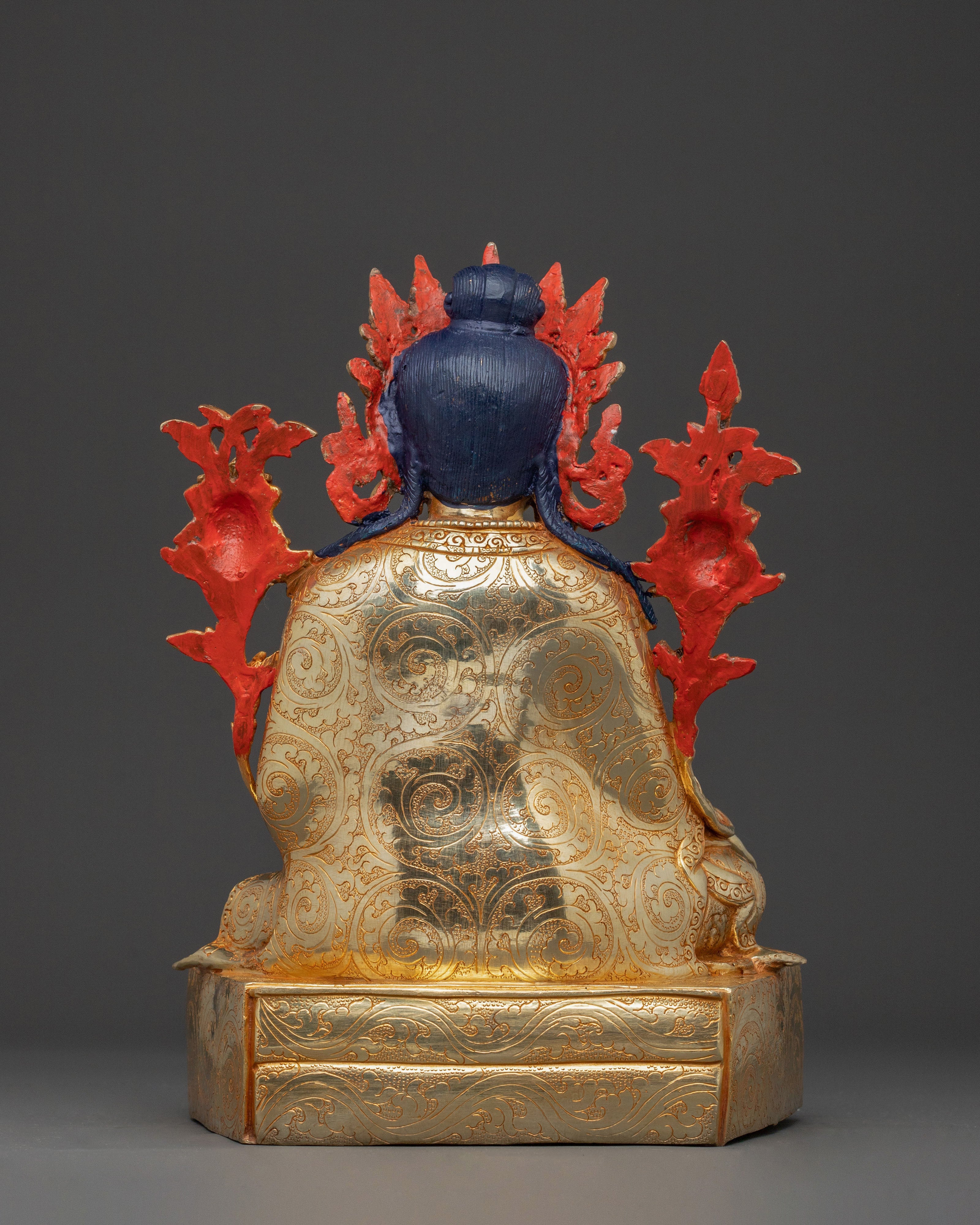 Trisong Detsen Santaraksita Statue Set | Buddhist Art Statue Set
