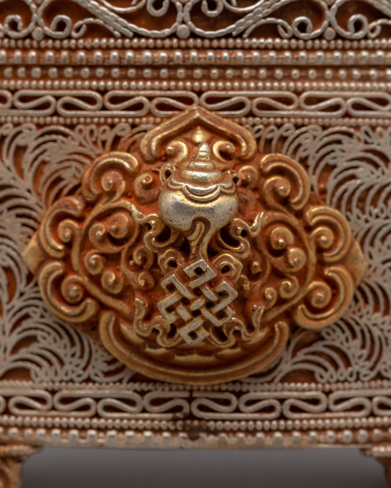 Tibetan Buddhist Treasure Box | Unique Box for Spiritual Tools and Keepsakes