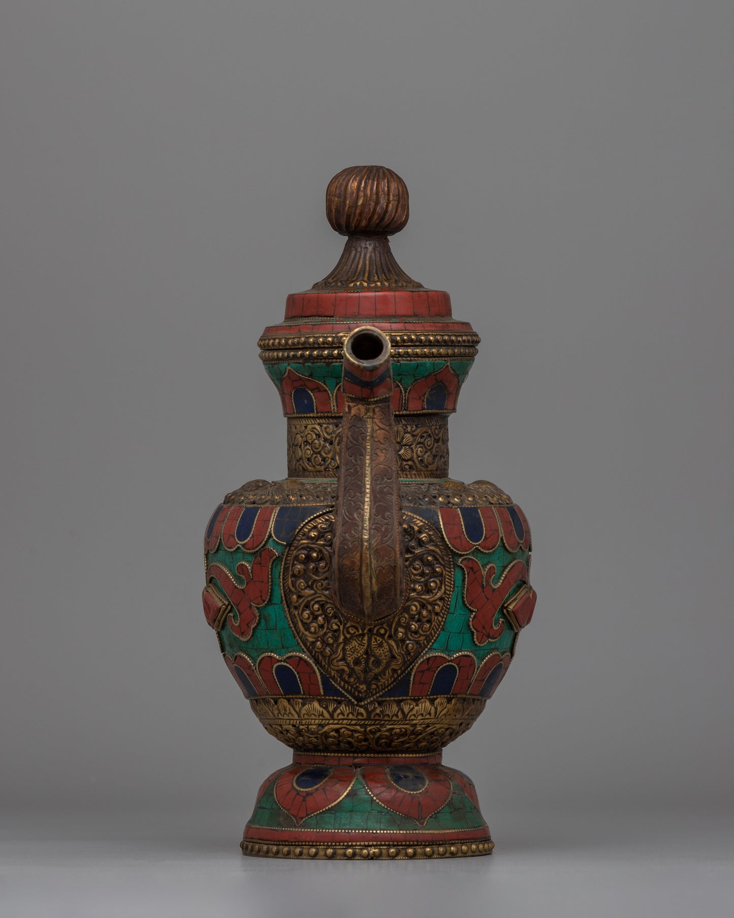 Traditional Beautiful Tibetan Tea Pot | Perfect for Home Decor and Tea Ceremonies