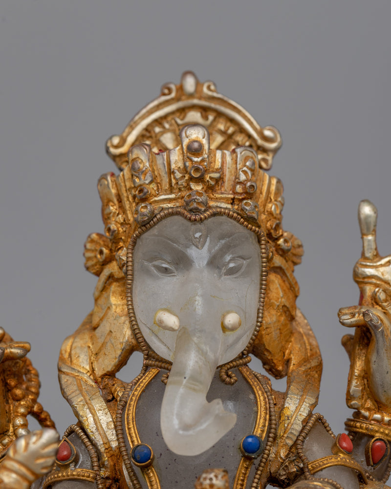 Elephant-Headed Ganesha Statue | God of Prosperity, Success, and New Beginnings