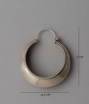 Elegant Oval Silver Earrings | Timeless Silver Accessories, Lightweight Oval Earrings for Women