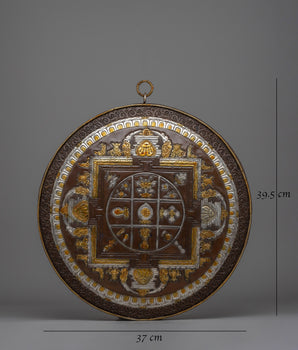 Handcrafted Wall Hanging Mandala | Decorative Art for Yoga and Meditation Rooms