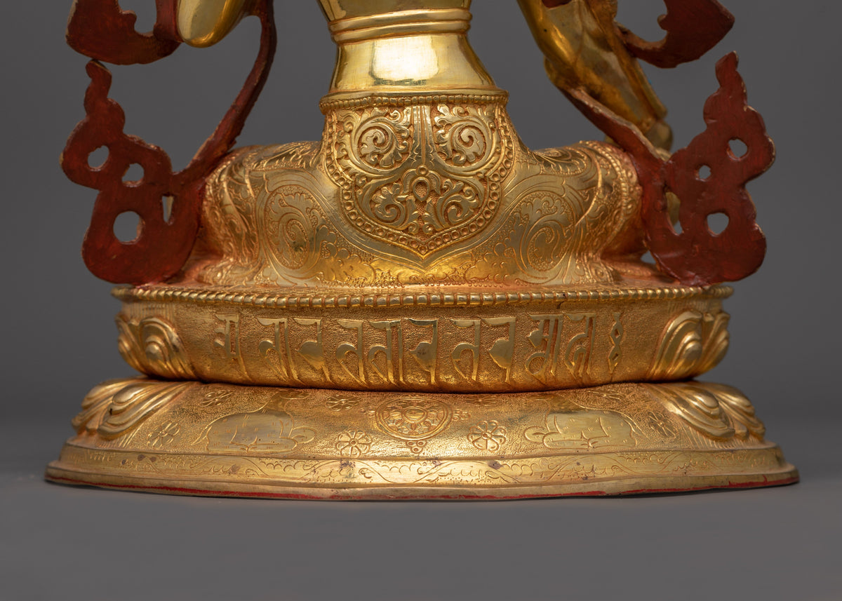 Serene Green Tara Statue | The Goddess of Compassion and Protection