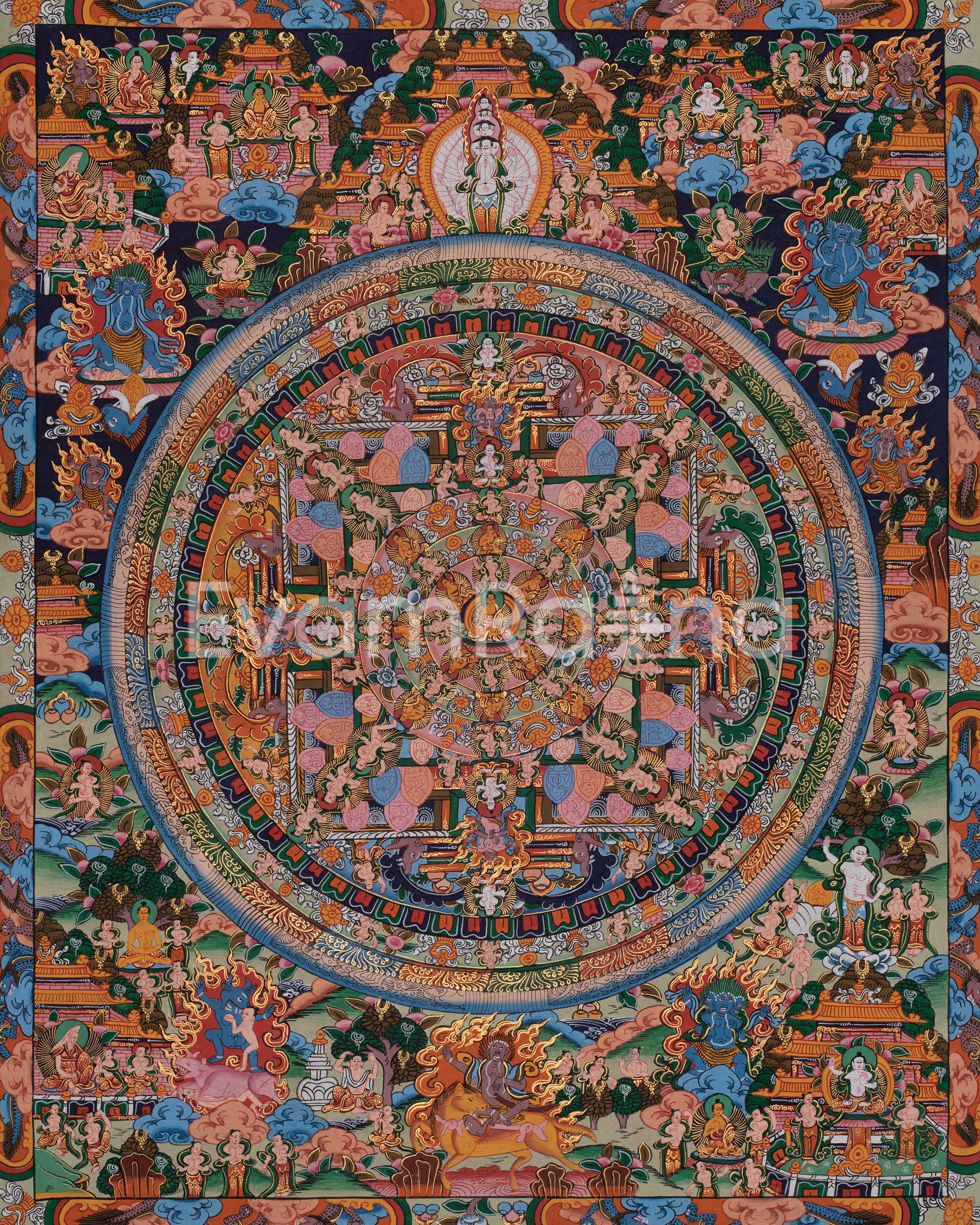 Buddha Mandala Thangka