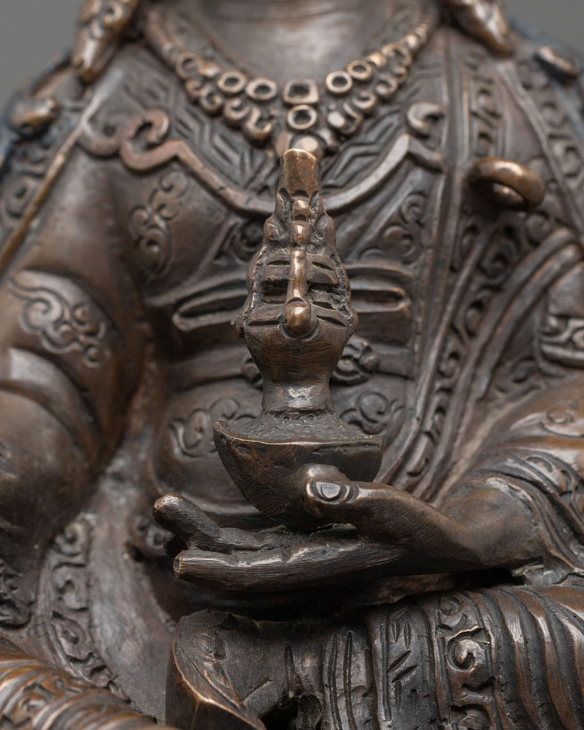 Handmade Padmasambhava Sculpture  | Spiritual Home Decor