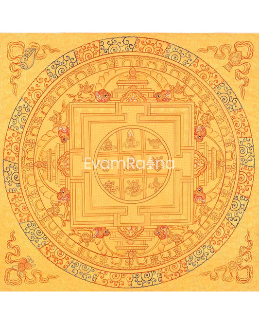 8 Auspicious Mandala Thangka