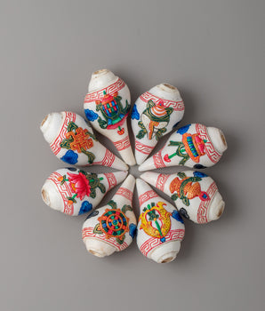 8 Auspicious Symbols Shankha Conch Shell