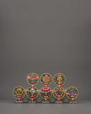 Sacred Tibetan 8 Auspicious Symbols