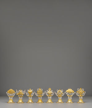 Handmade Tibetan 8 Auspicious Symbols  