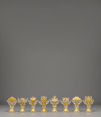 Handmade Tibetan 8 Auspicious Symbols  