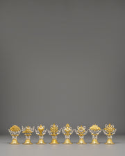 Handmade Tibetan 8 Auspicious Symbols  