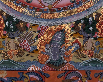 Buddha Mandala Thangka | Handmade Sacred Thangka Painting