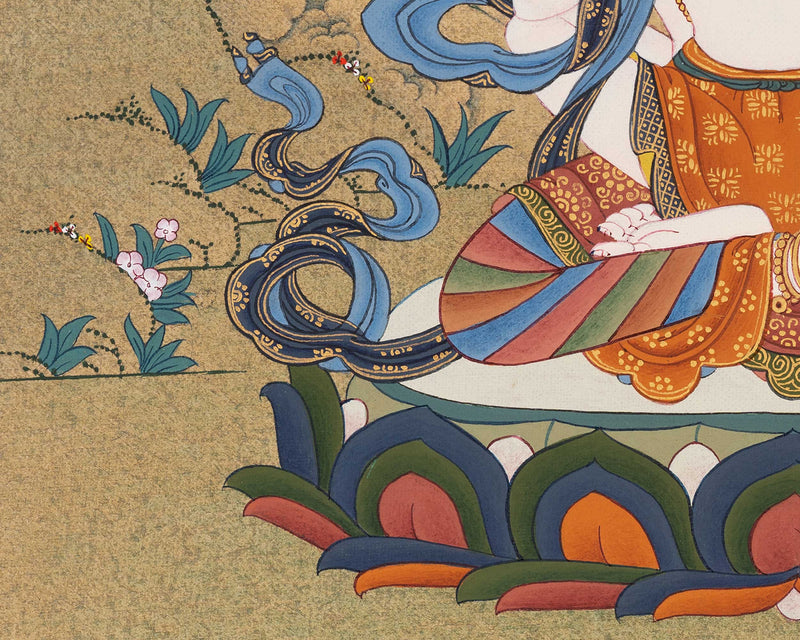 Yabyum Thangka of Vajrasattva