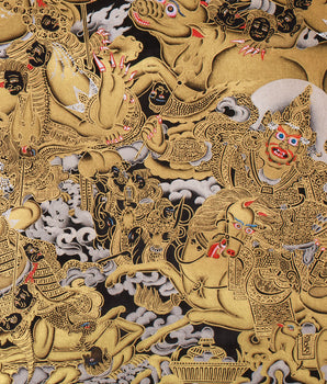 Golden Fury, Wrathful Mahakala Protector | Guardian of Spiritual Enlightenment