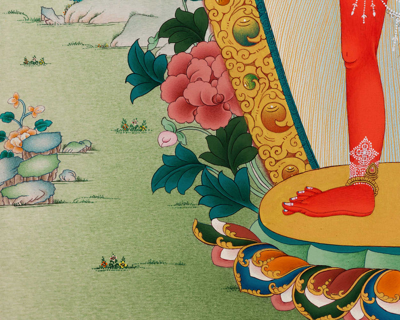 Yumkha Dechen: Queen of Great Bliss Thangka