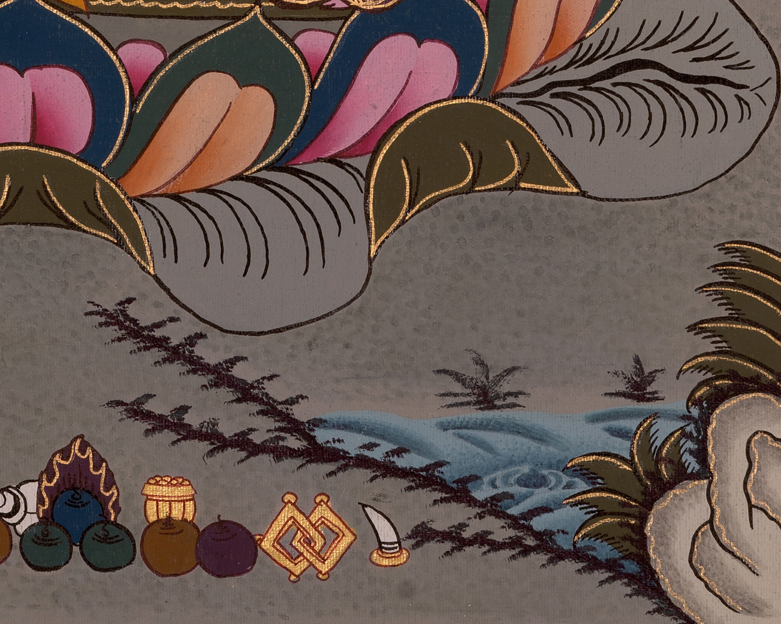 Chenrezig Bodhisattva Thangka | Shrine Room Decor