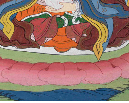 Vintage Guru Rinpoche Thangka | Padmasambhava Thangka