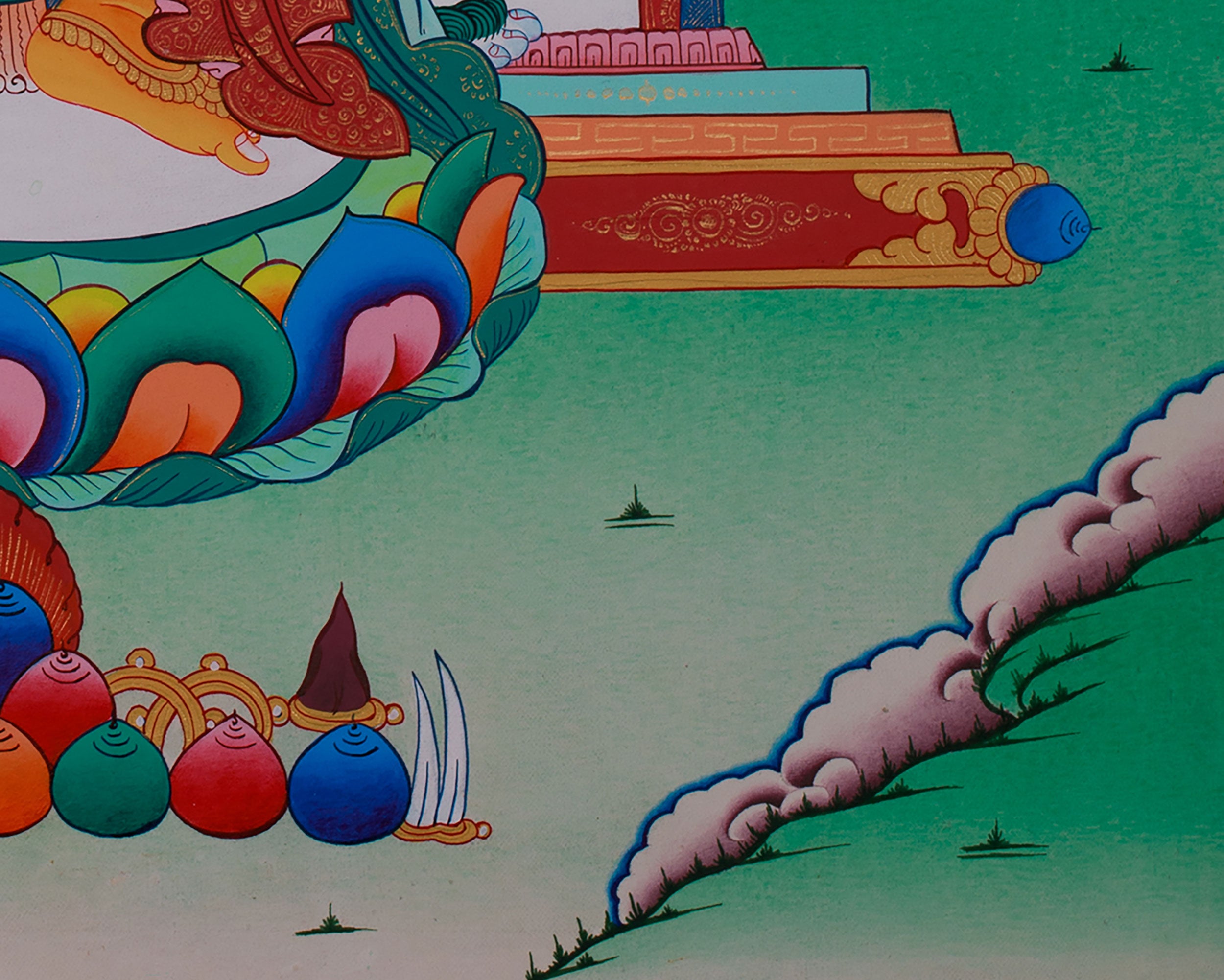 Hand-Painted Maitreya Buddha Art | Symbol of Future Enlightenment and Compassion