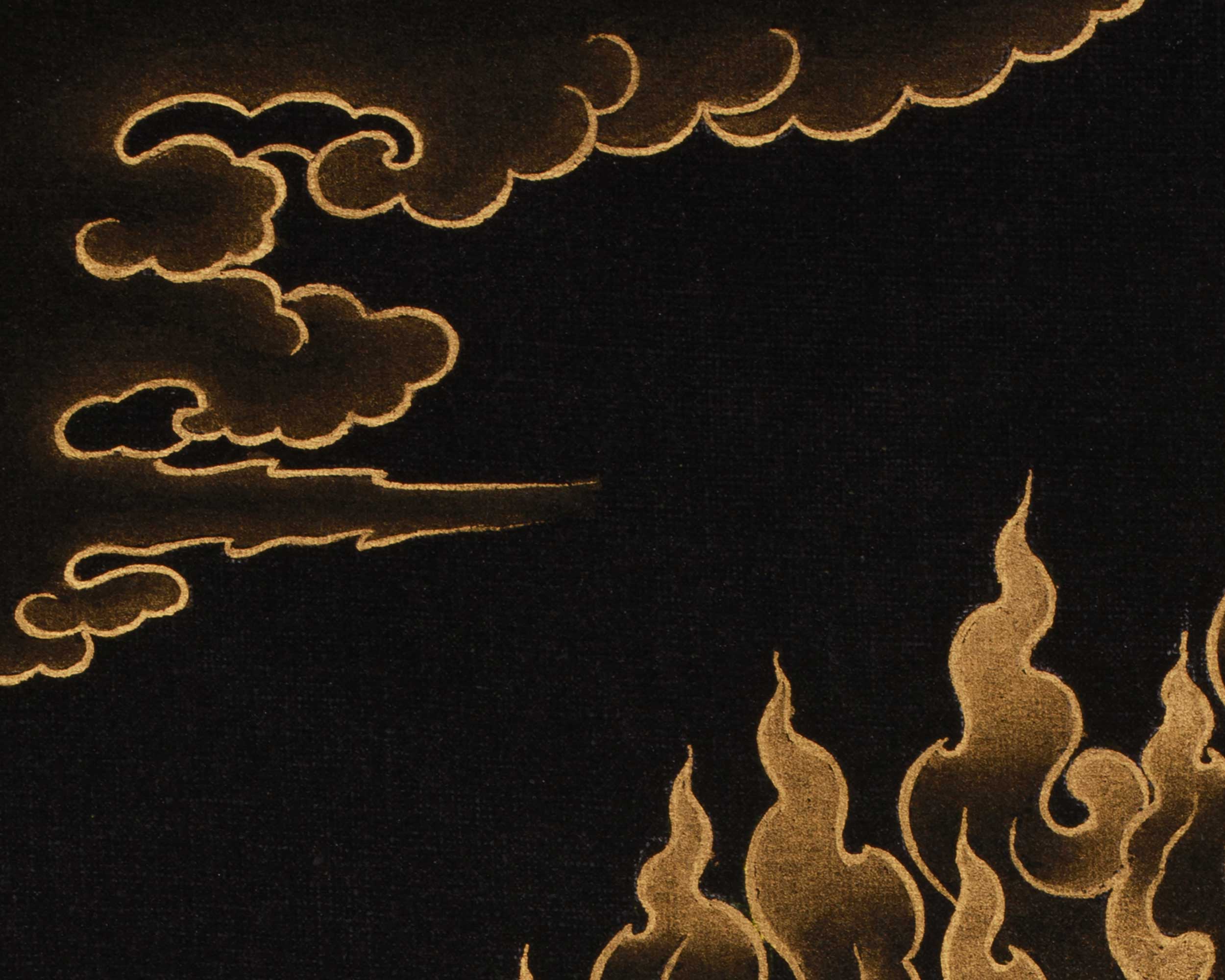 Traditional Thangka of Buta Damara | Fierce Protector of Spiritual Transformation
