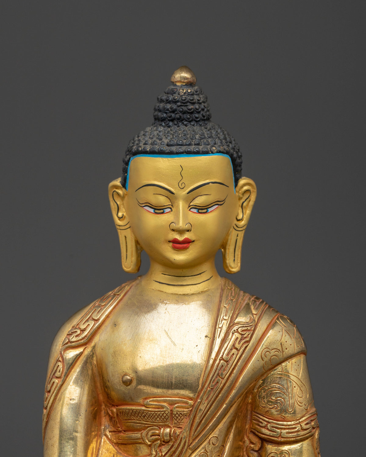 Handcrafted Three Buddha Statue Set | Spiritual Altar Decor