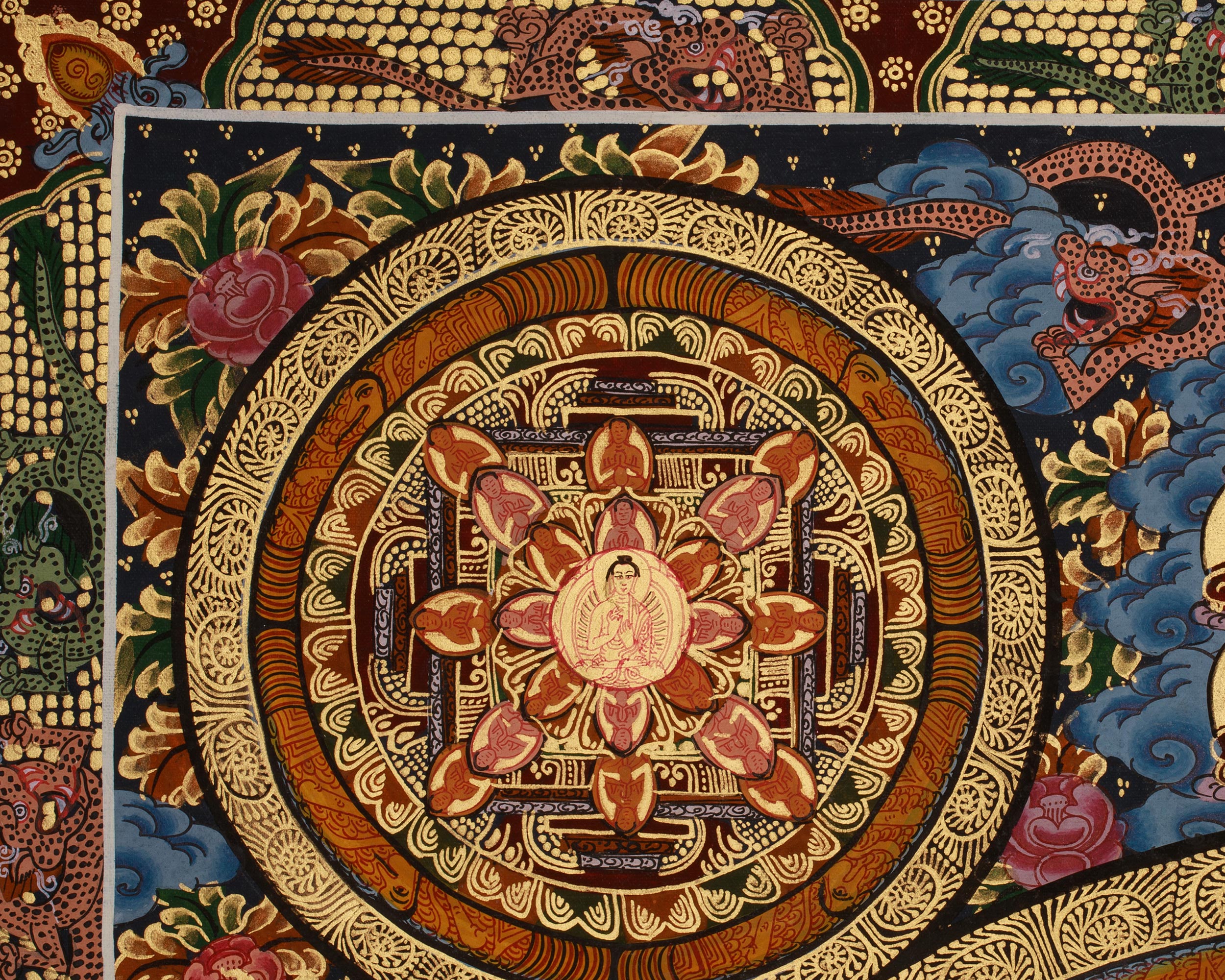 Traditional Art of Buddha Mandala | A Sacred Representation of the Enlightened Universe