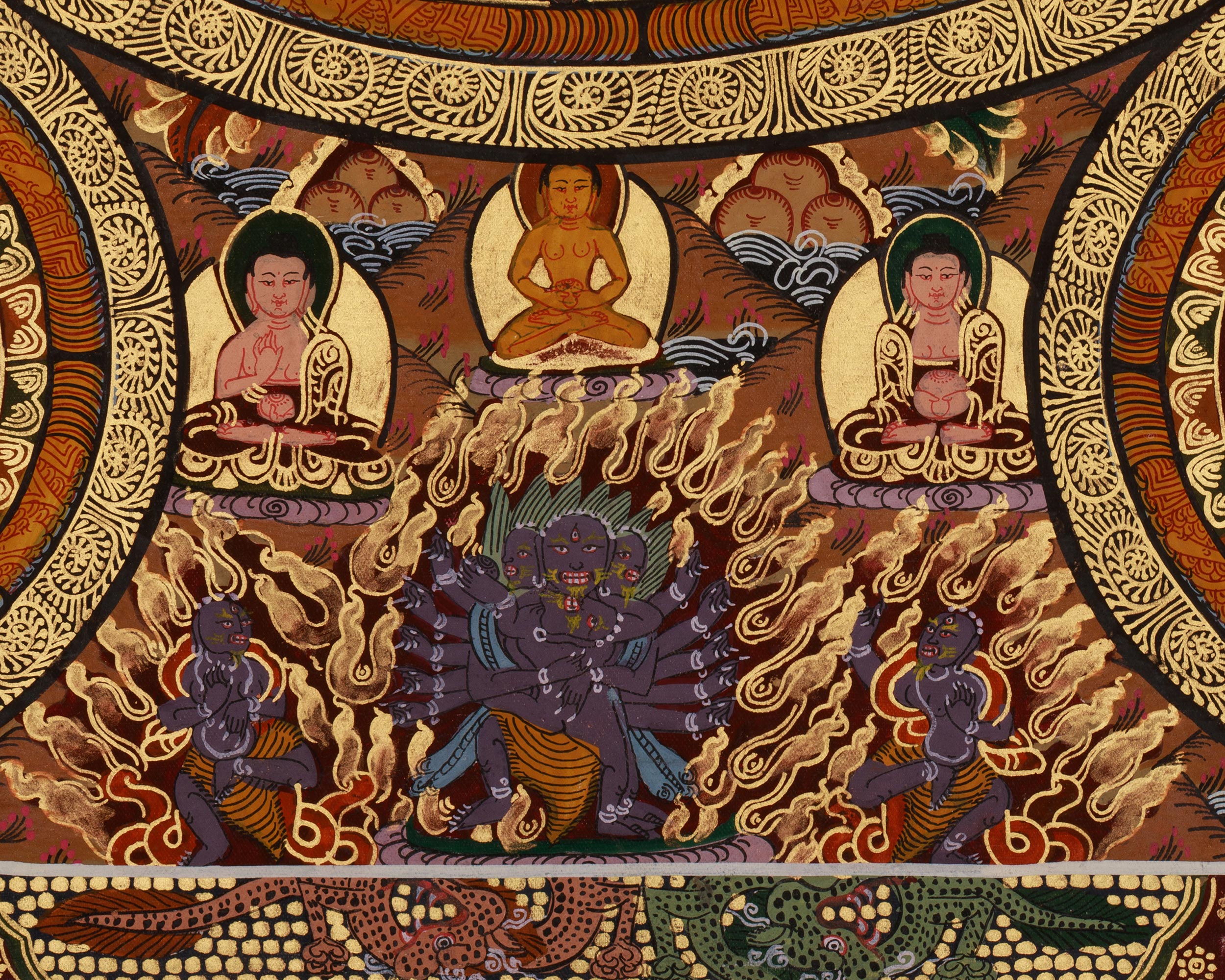 Traditional Art of Buddha Mandala | A Sacred Representation of the Enlightened Universe