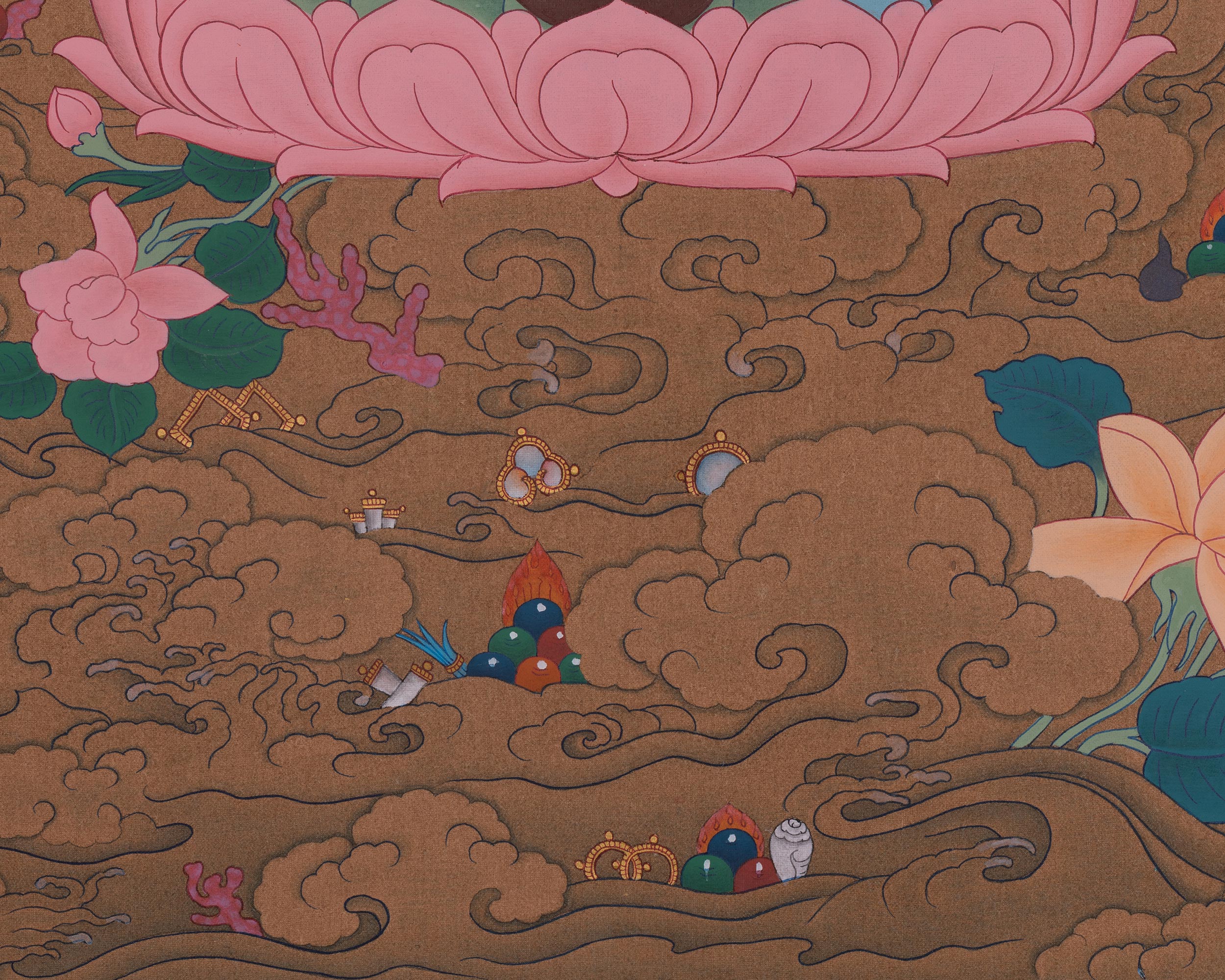 Four-Armed Chenrezig Sacred Artwork | Embodies The loving-kindness And Mercy of All Buddhas