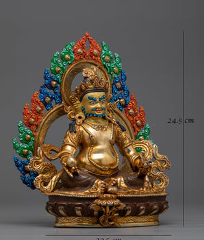 Dzambhala Jewels Deity Statue | Embrace Prosperity and Abundance
