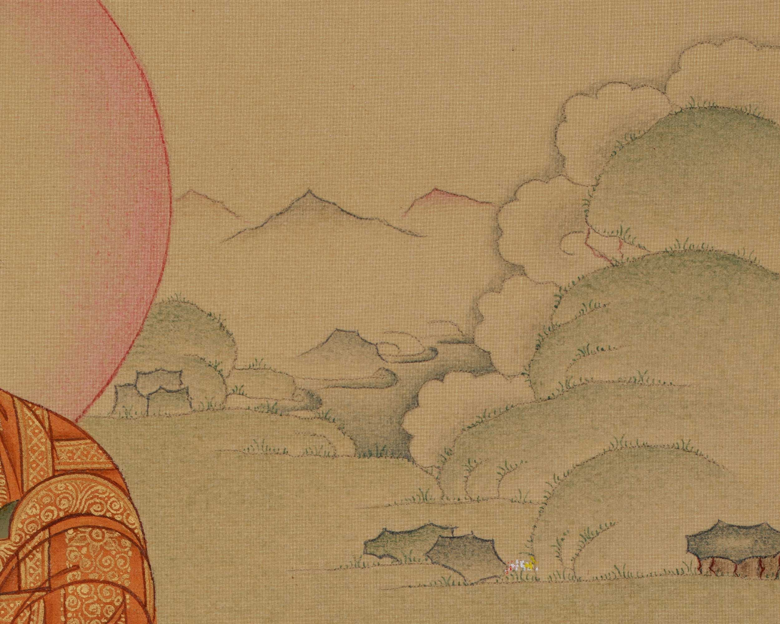 Meditation Amitabha Buddha Thangka | Featuring Amitayus | LHASA Hues