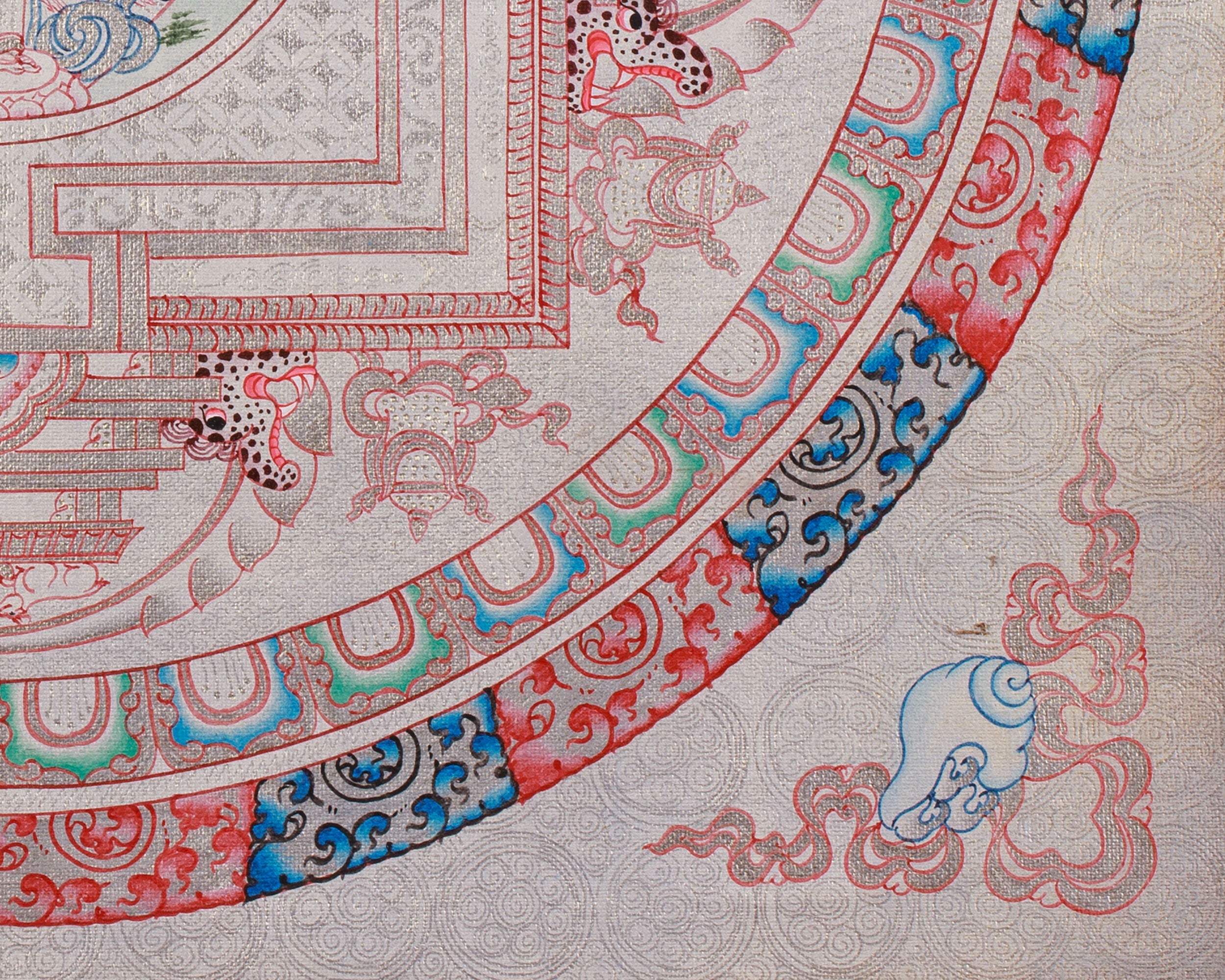 Traditional 1000 Armed Chenrezig Mandala |  Avalokiteshvara Art