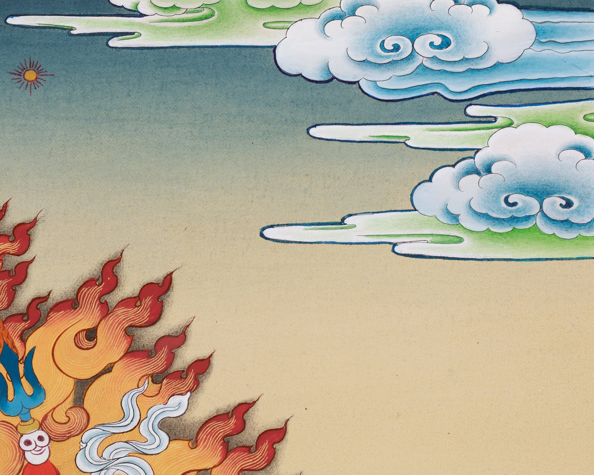 Six-Armed Mahakala Artwork | Wrathful Protector | Compassionate Power
