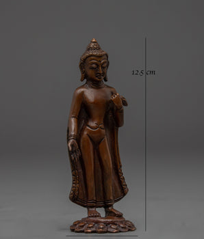  Dipankara Buddha in Oxidized Copper