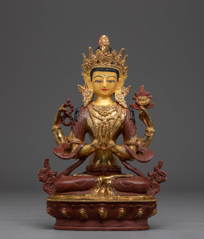 handmade-sculpture-of-chenrezig