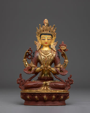 handmade-sculpture-of-chenrezig