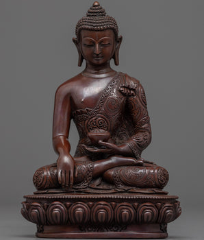Copper Buddha Statue 