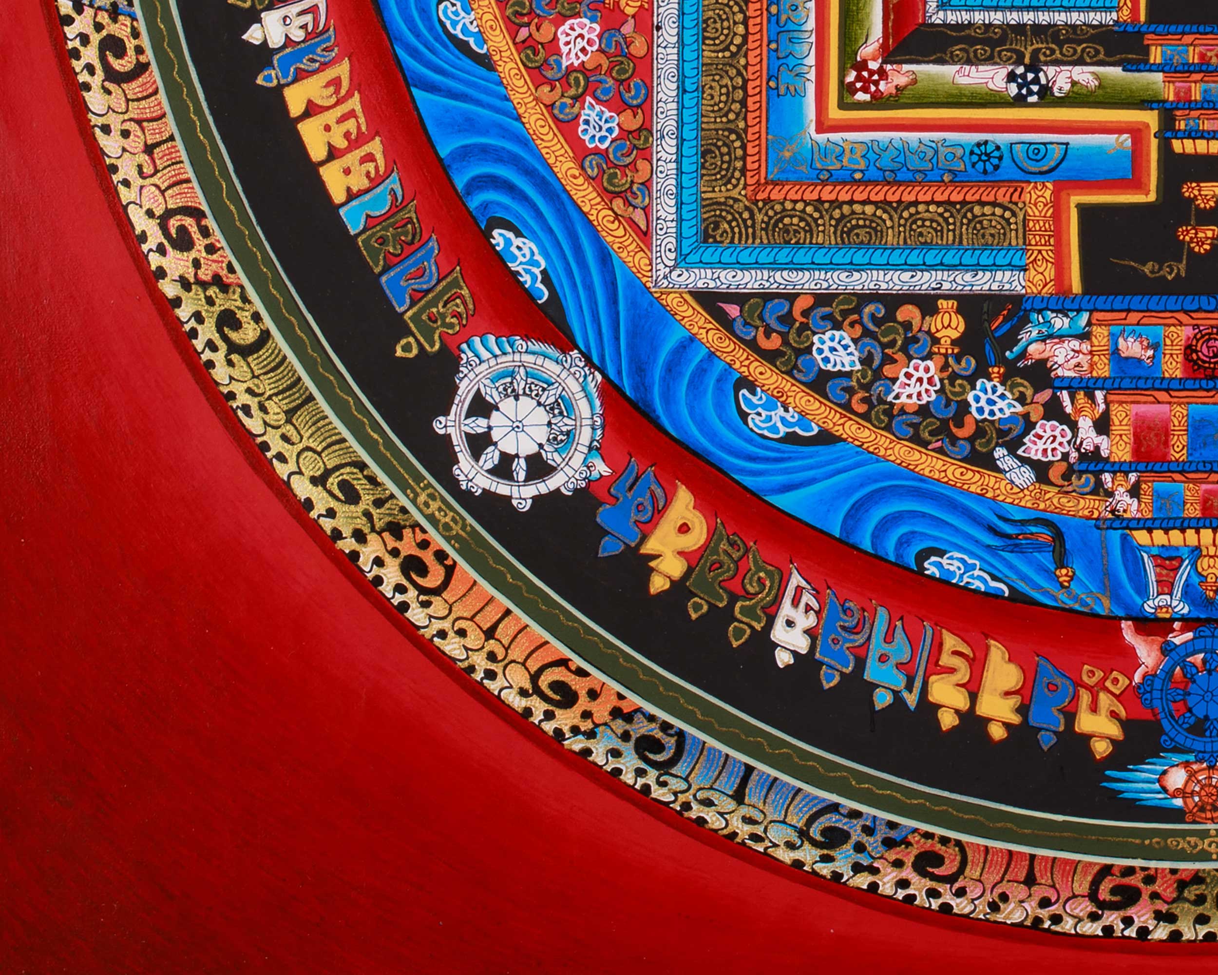 Traditional Tibetan mandala Art | Cosmic Harmony and Enlightened Awareness