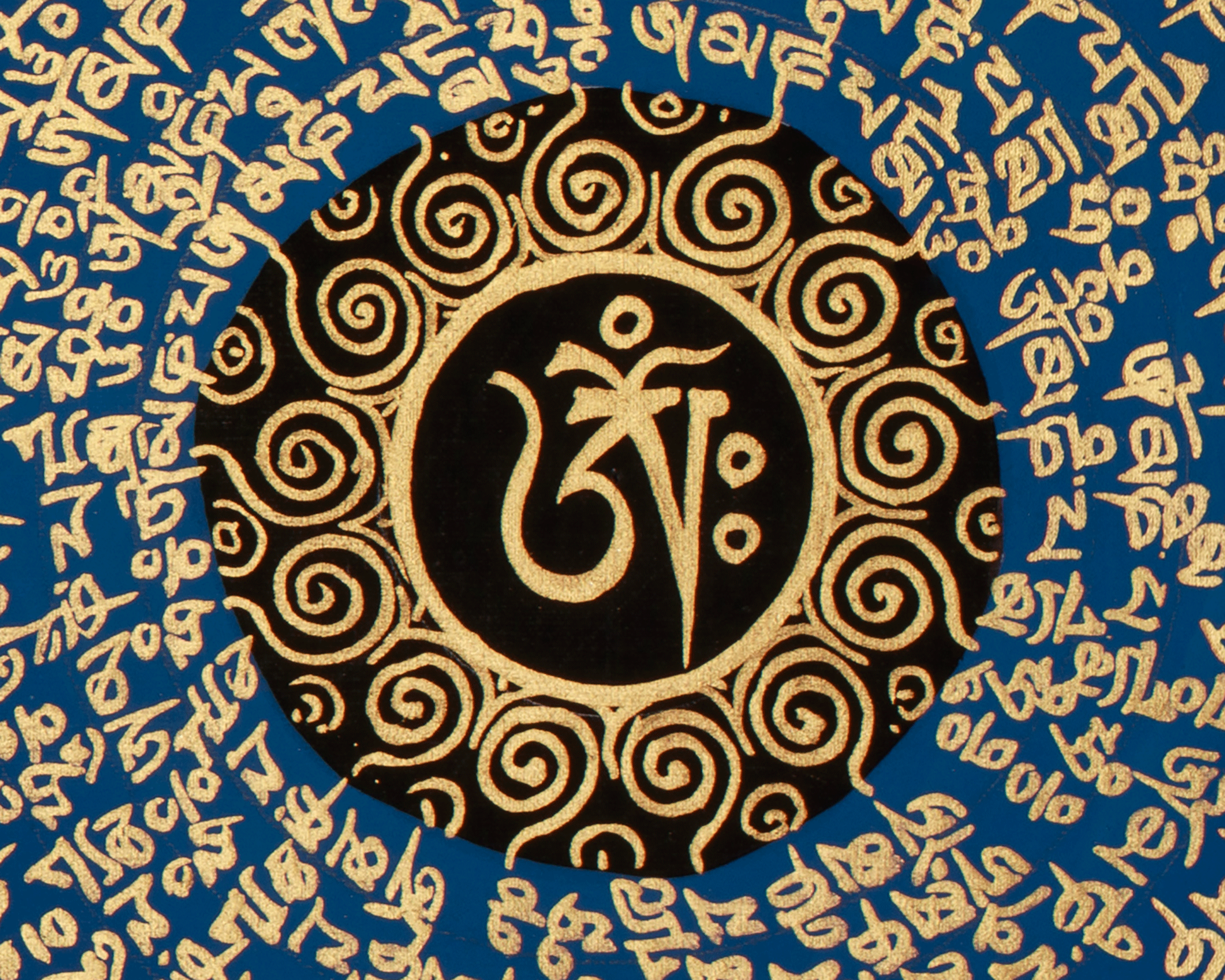 Tibetan Mantra Mandala Art | A Timeless Symbol of Protection, Wisdom, and Enlightenment