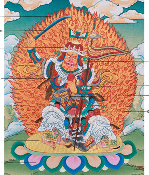 Begtsechen Mahakala Thangka | Wrathful Protector Deity in Tibetan Buddhism
