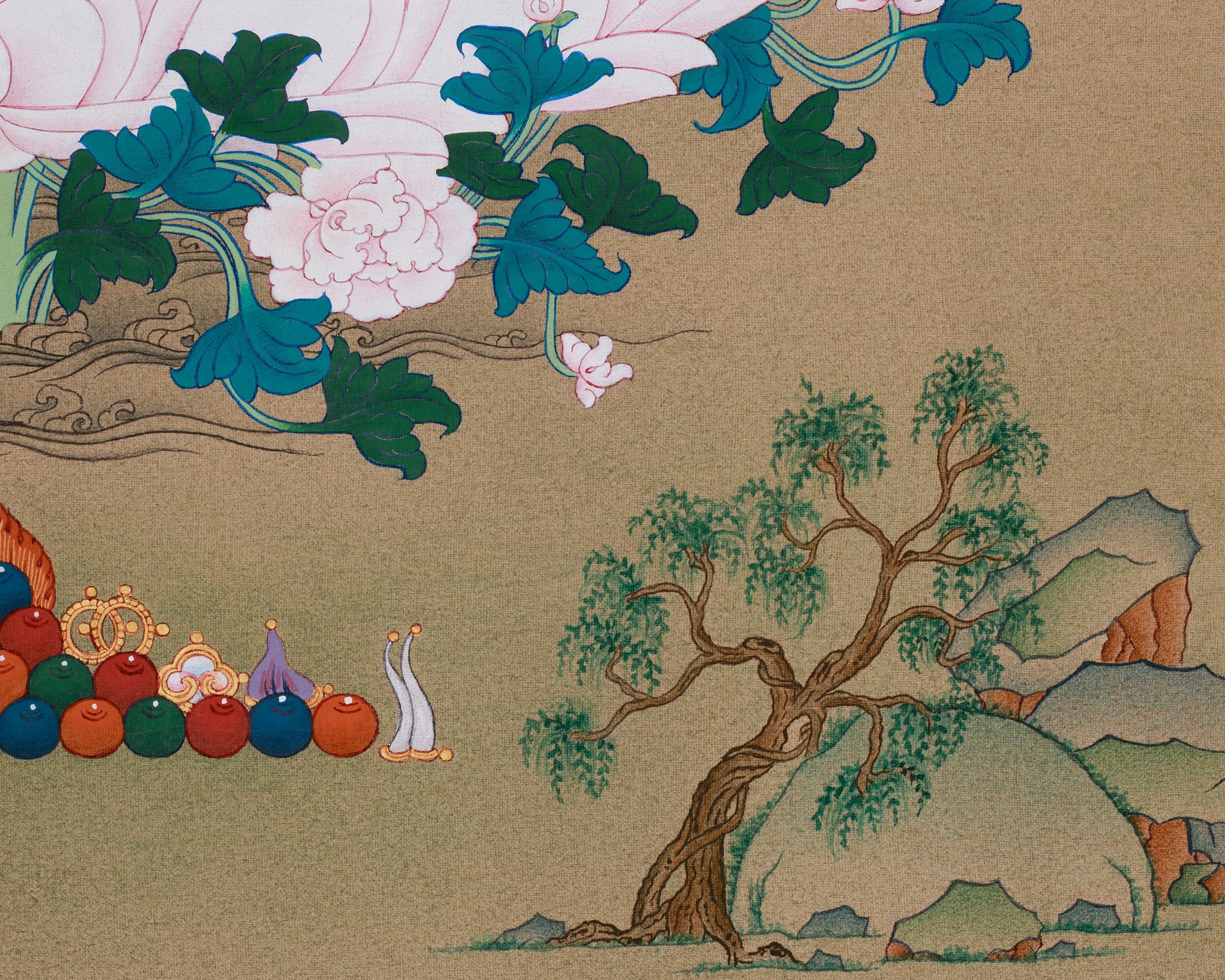 Buddha Chenrezig Thangka | Embodiment of Infinite Compassion