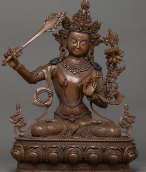 Manjushri Buddha Sculpture 
