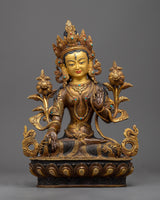 beautiful-sculpture of white-tara