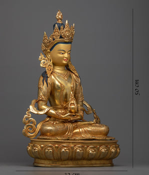 19.6" Amitayus Buddha Statue