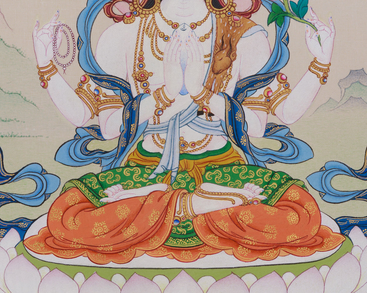 Chenrezig Compassionate Bodhisattva | Buddhist Deity | Home Decor